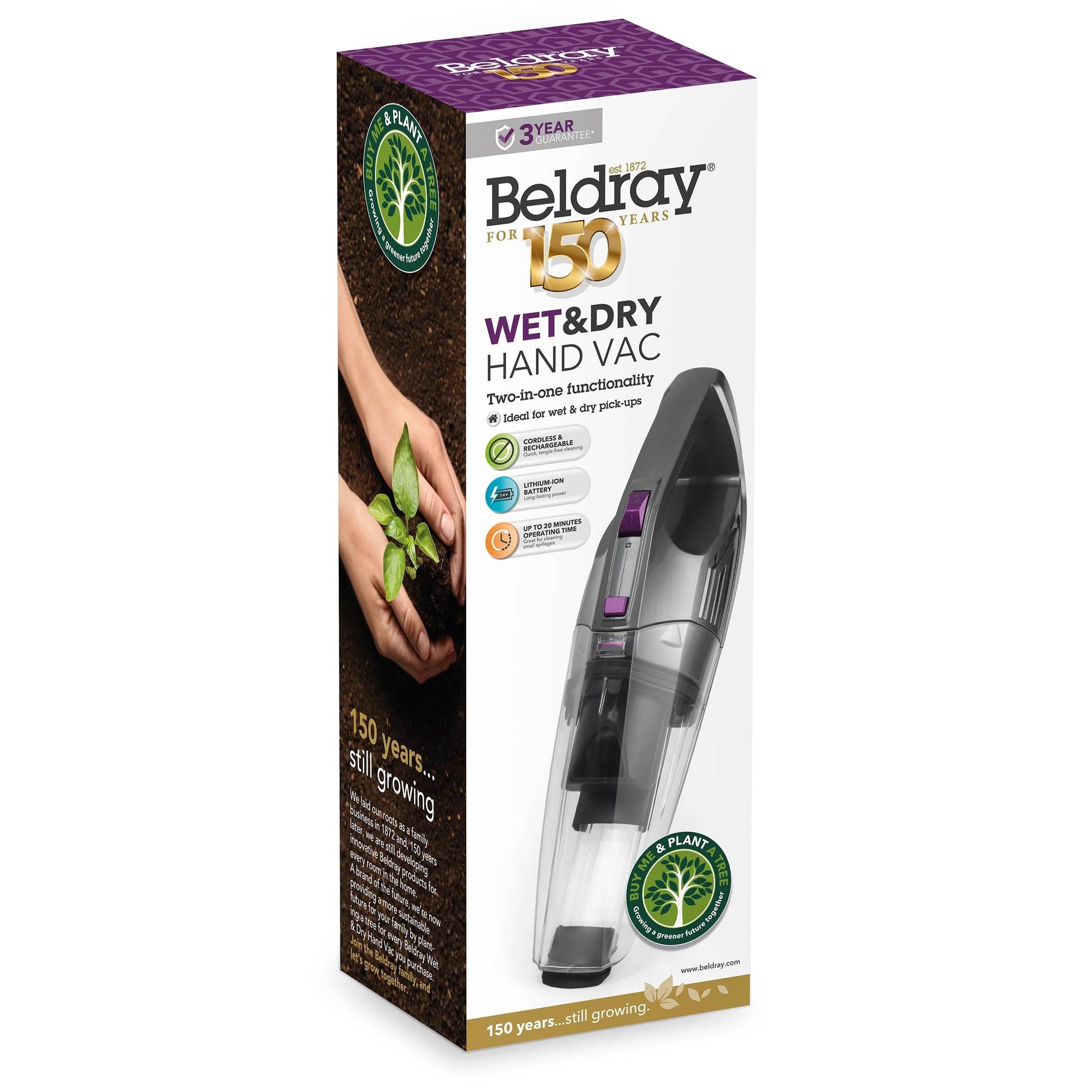 Beldray Cordless Wet & Dry Hand Vac - Copper - Cloud Nine Stores