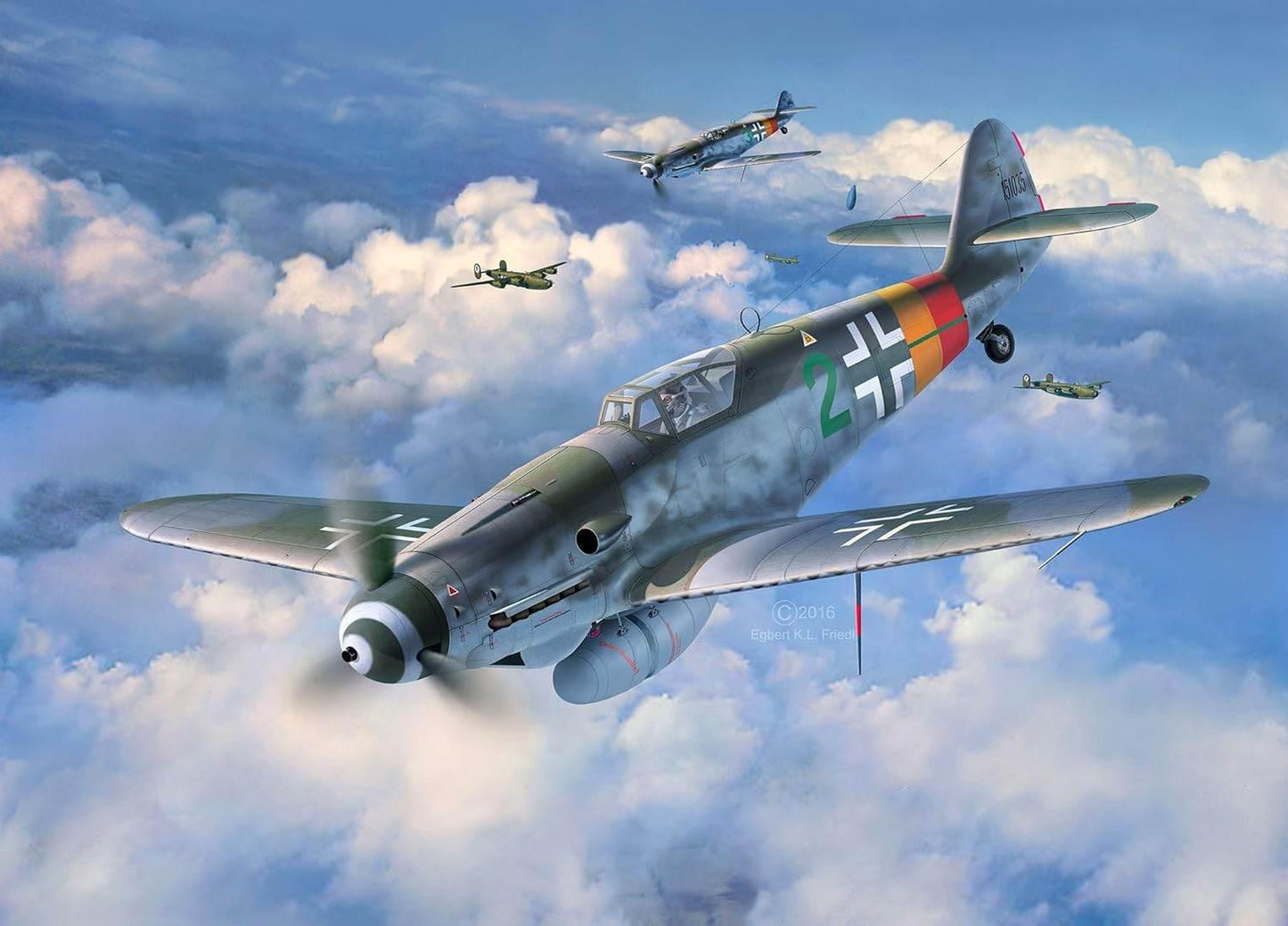 Revell 03958 Messerschmitt Bf109 G-10 1:48 Scale - Cloud Nine Stores