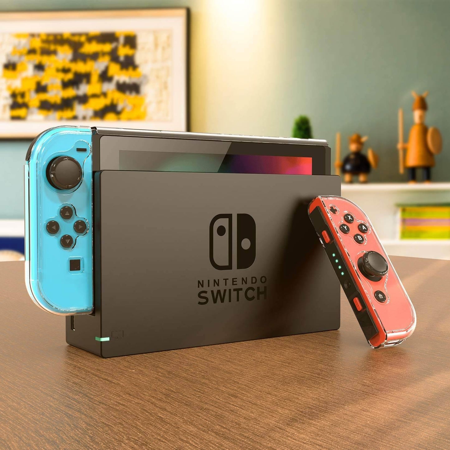 Nintendo Switch Clear Plastic Case With HD Switch Screen Protector and Thumb Grips Caps - Cloud Nine Stores