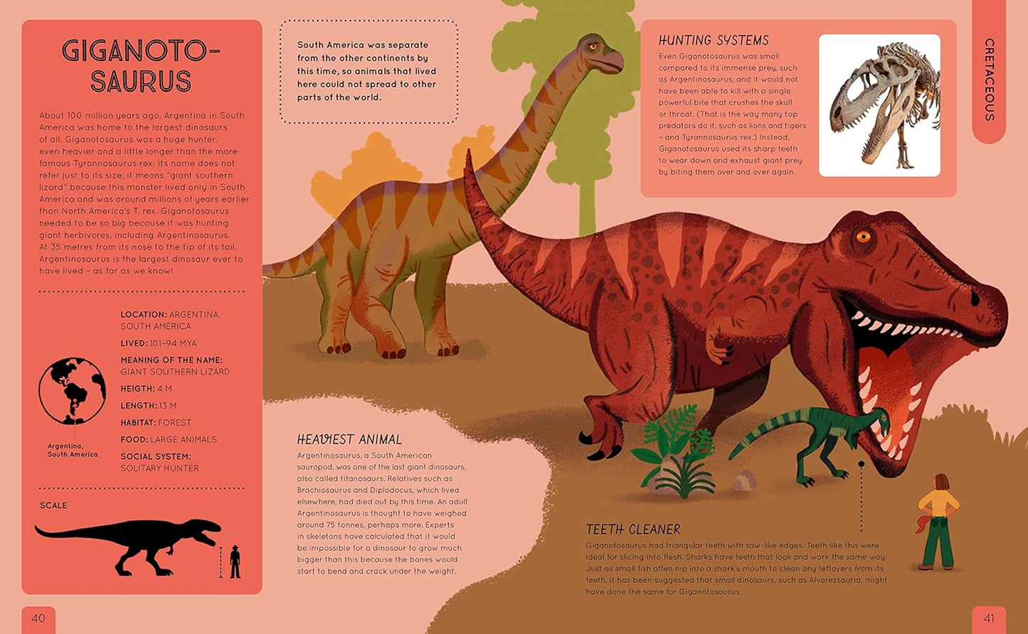 Dinosaur Atlas: A Journey Through Time to the Prehistoric World Cloud Nine Stores