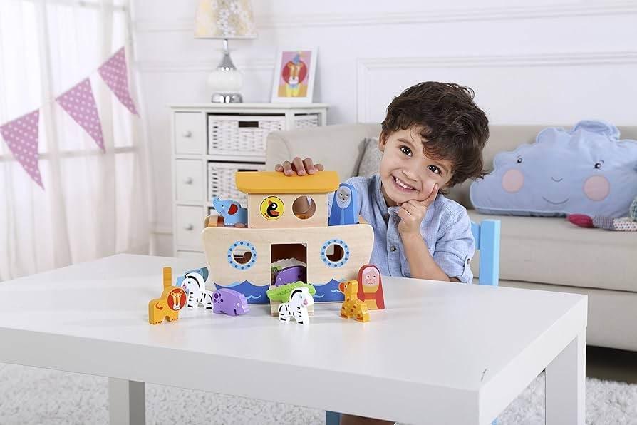Tooky Toy's Wooden Noah's Ark - Cloud Nine Stores