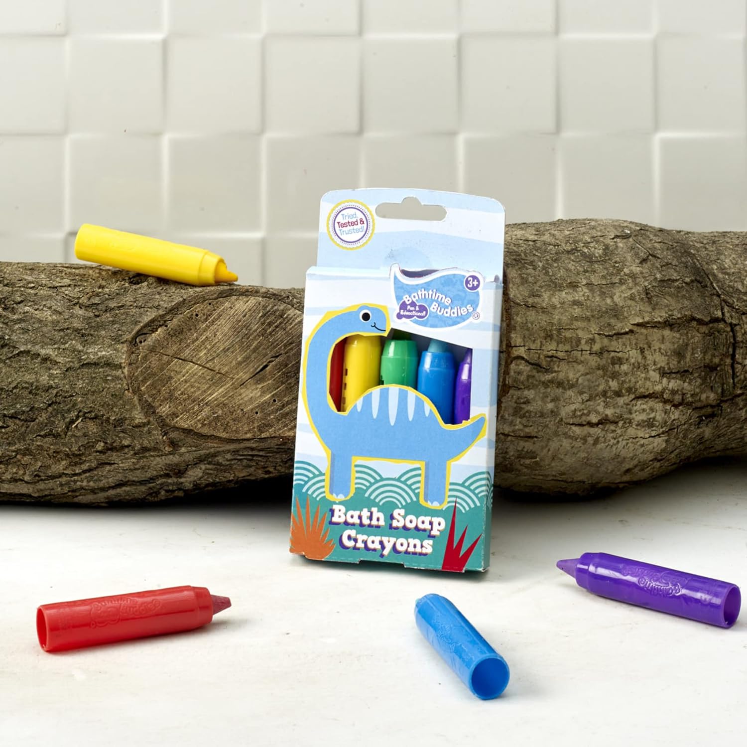 2 X BATHTIME BUDDIES SOAP CRAYONS 5 PACK - FREE DELIVERY