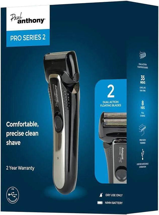 Paul Anthony 'Pro Series 2' Men's USB Foil Shaver - Cloud Nine Stores