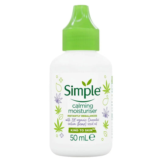 Simple Calming Hemp Moisturiser 50ml - Cloud Nine Stores