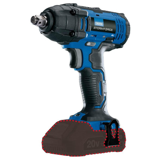 Draper Storm Force® 20V Mid-Torque Impact Wrench, 1/2" Sq. Dr., 250Nm - Cloud Nine Stores