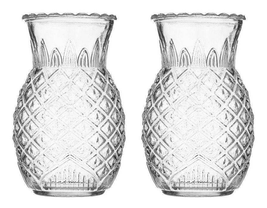 Ravenhead Tropical Pineapple Cocktail Glass Set of 2 Piece Clear 675ml Glassware - Cloud Nine Stores