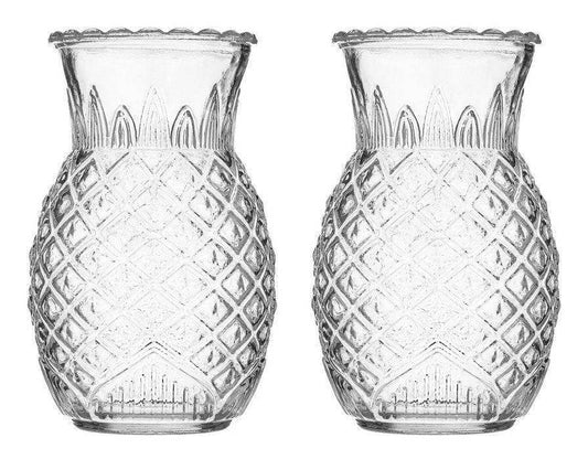 Ravenhead Tropical Pineapple Cocktail Glass Set of 2 Piece Clear 675ml Glassware - Cloud Nine Stores