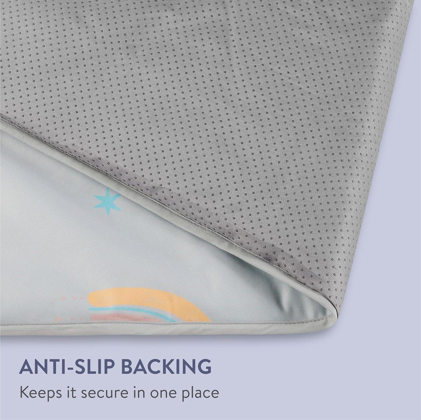 LUKA & LILY 100X100 FOLDABLE BABY PLAY MAT WHITE CLOUDS