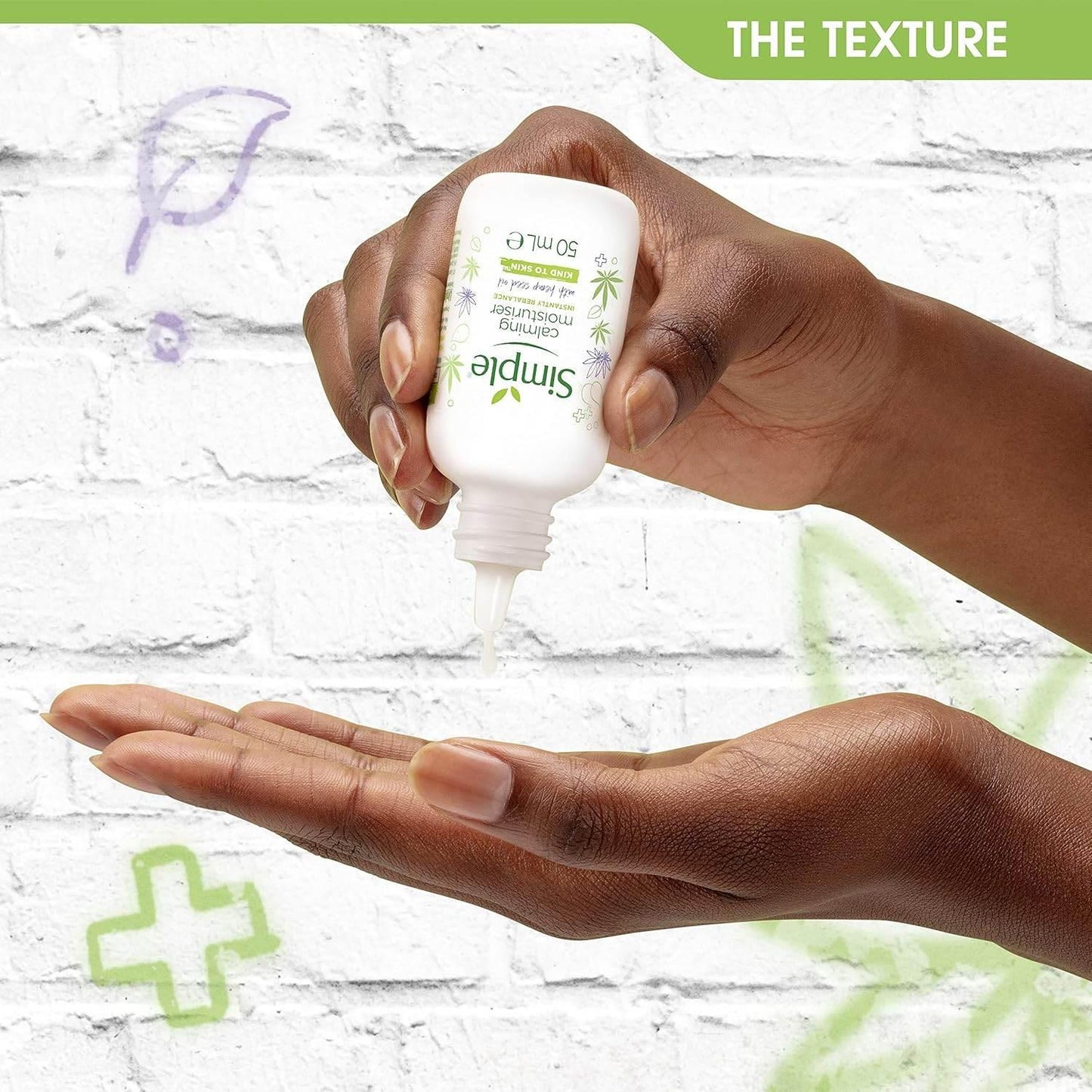 Simple Calming Hemp Moisturiser 50ml - Cloud Nine Stores
