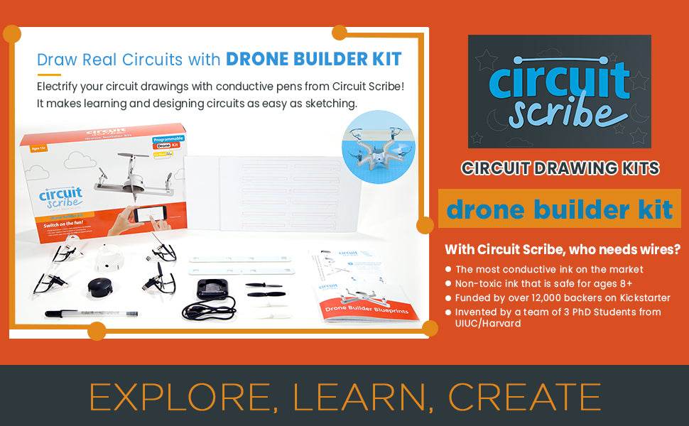 Electroninks Circuit Scribe Drone Builder Kit - Cloud Nine Stores