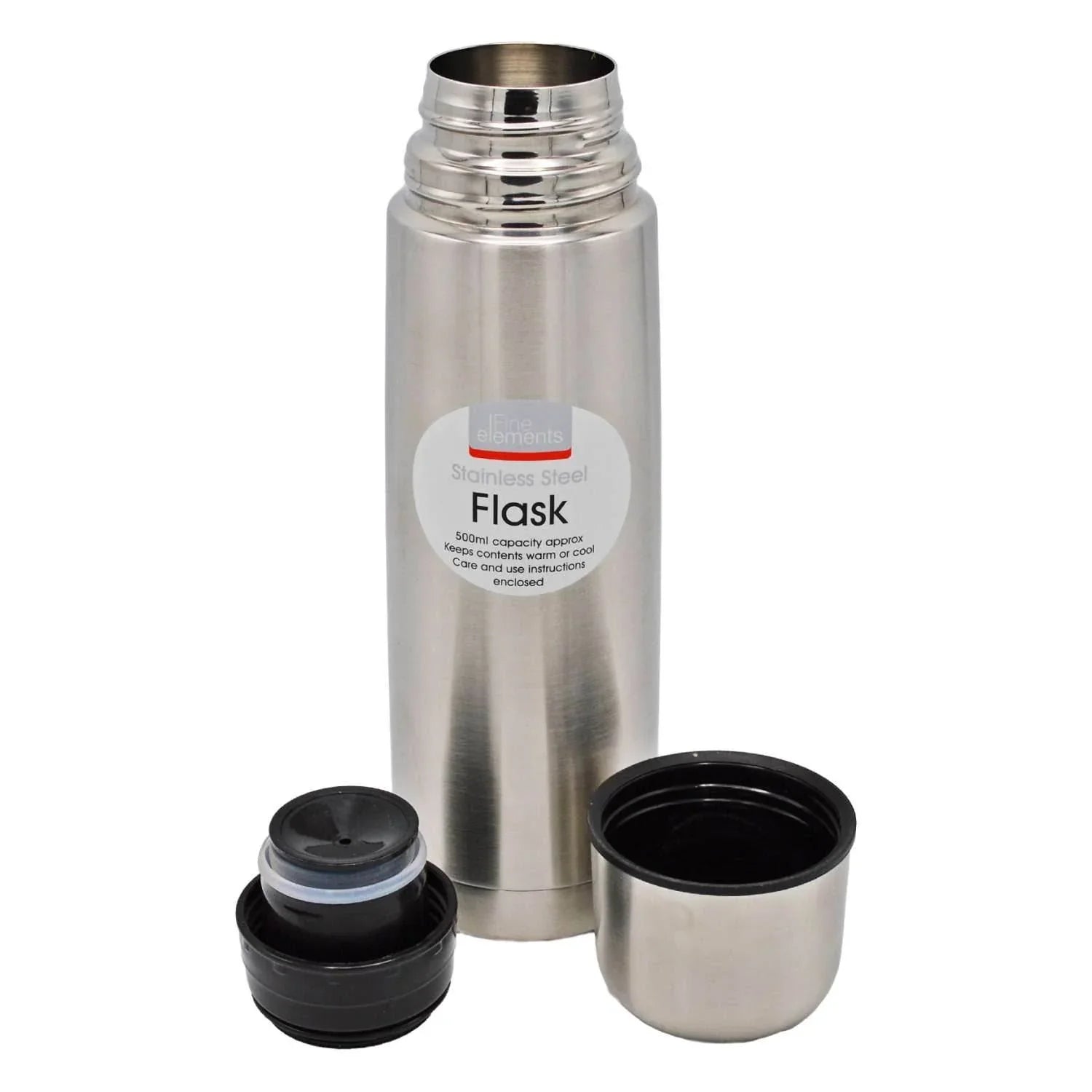 Fine Elements Stainless Steel Flask (500ml) - Cloud Nine Stores