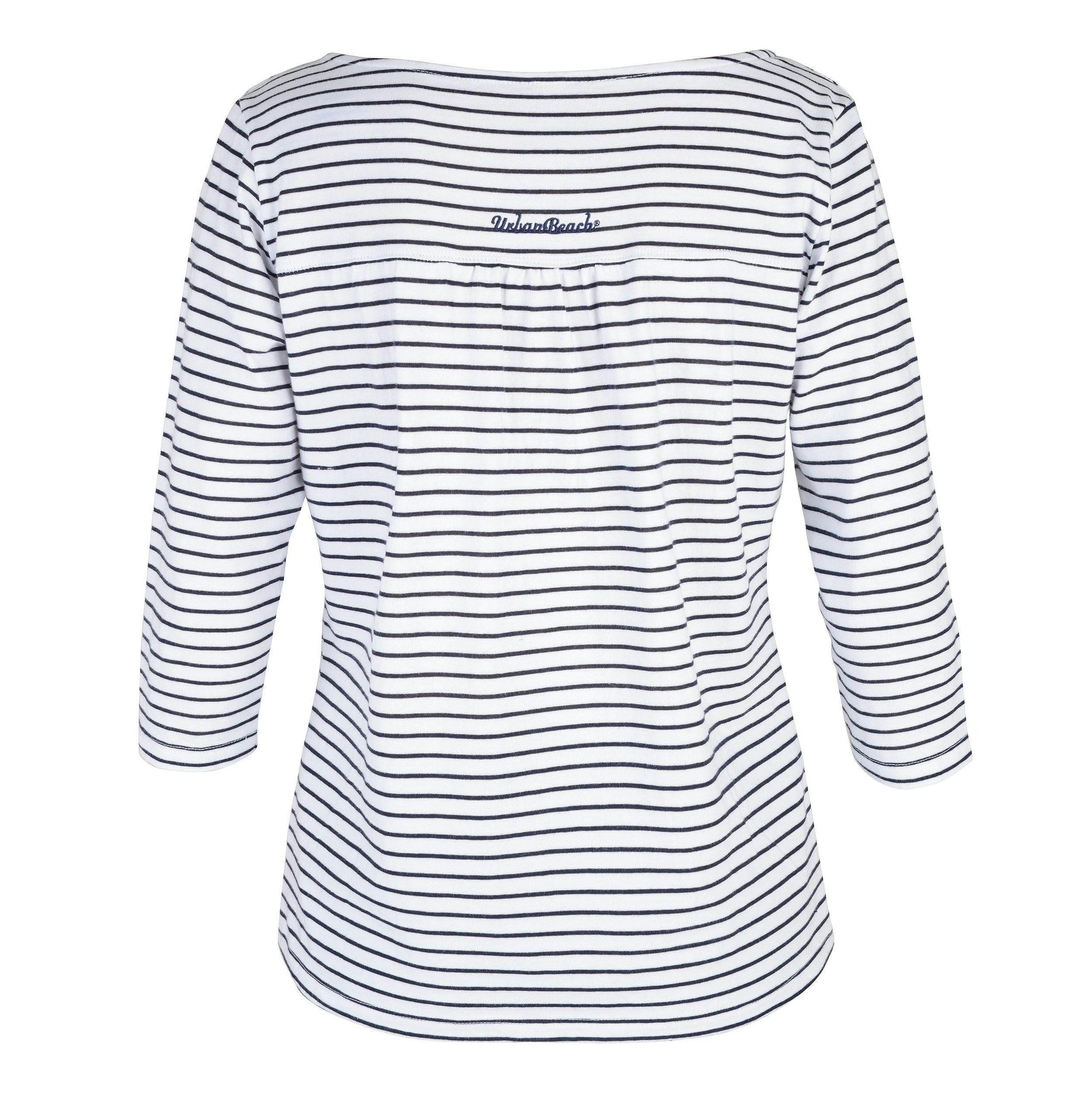 Urban Beach Ladies 3/4 Sleeved Striped Top - Cloud Nine Stores