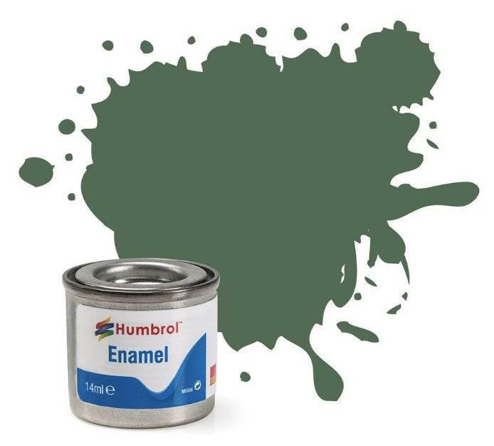 Humbrol No. 76 Uniform Green Matt Enamel 14ml - Cloud Nine Stores