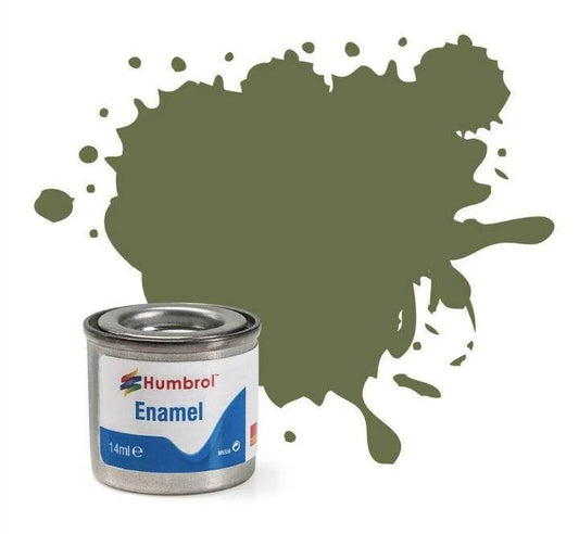 Humbrol Number 80 Grass Green Matt Enamel 14ml - Cloud Nine Stores