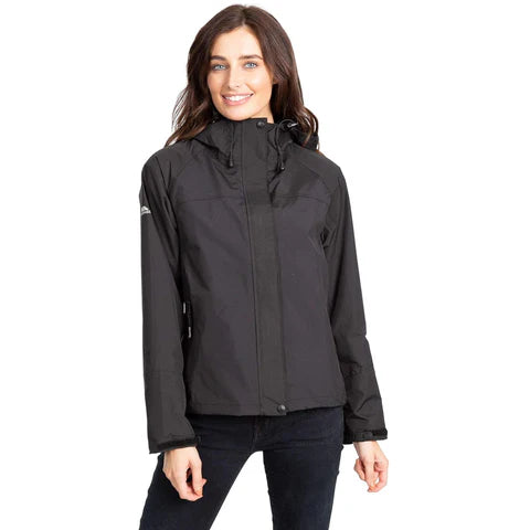 Trespass Addison Hooded Jacket - Black Cloud Nine Stores