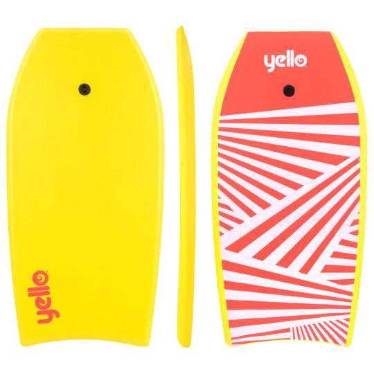 Yello Slick Zigzag Bodyboard 41" - Cloud Nine Stores
