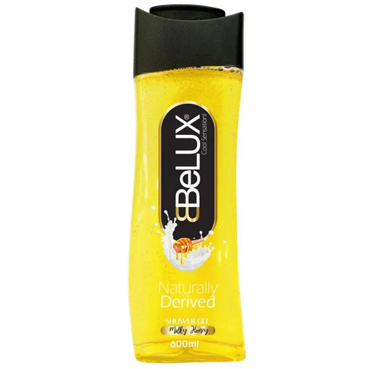Belux Naturally Derived Shower Gel Cool Sensation Milky Honey 600ml - Cloud Nine Stores