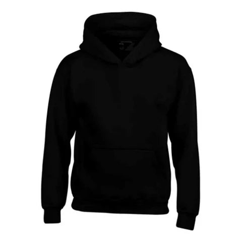 Children's Urban Road Plain Hoodie - Black