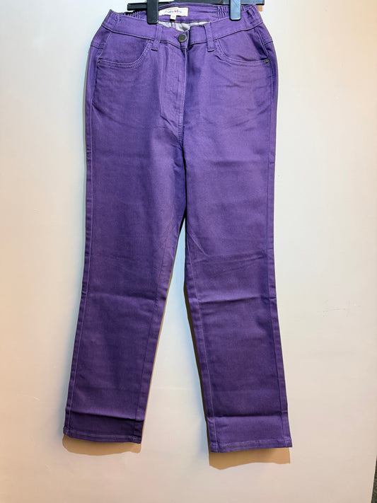 Ladies Country Rose Purple Jeans