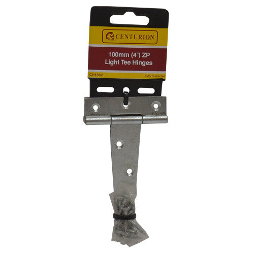 CENTURION Light Tee Hinges, Zinc Plated, 102mm