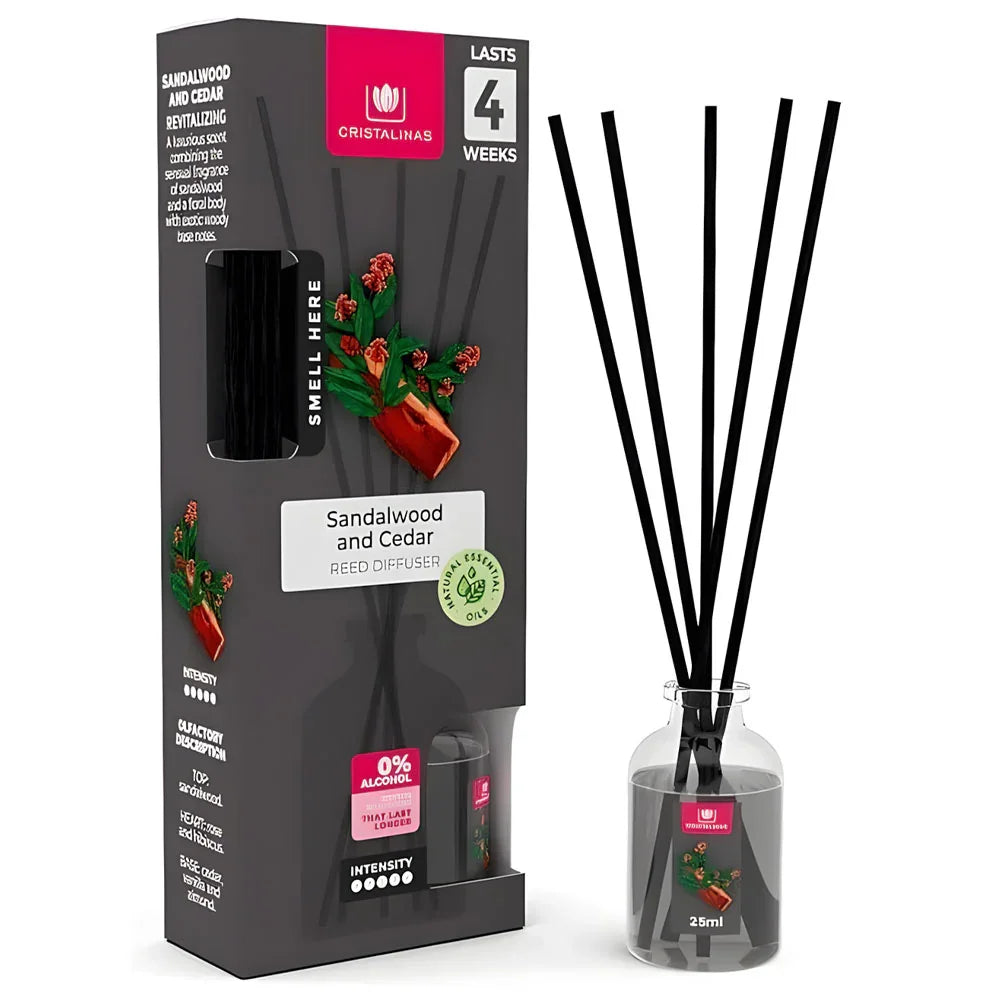CRISTALINAS 25ML REED DIFFUSER ASSORTED