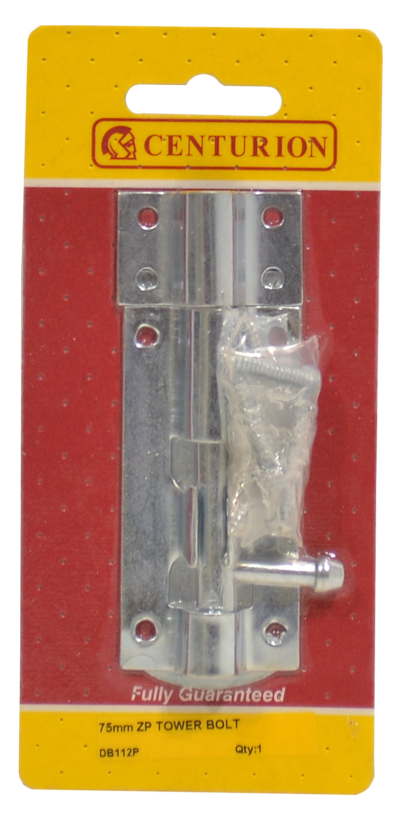 CENTURION Tower Bolts, Zinc Plated, 75mm
