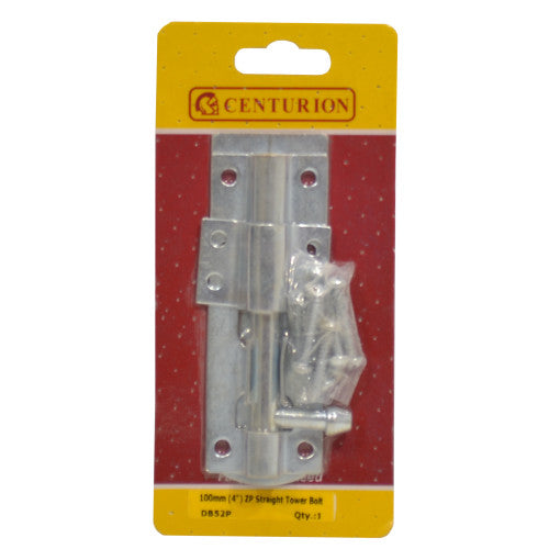 Centurion ZP Straight Tower Bolt - 100mm (4")
