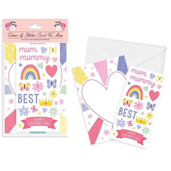 Mother's Day Colour in Card Cloud Nine Stores