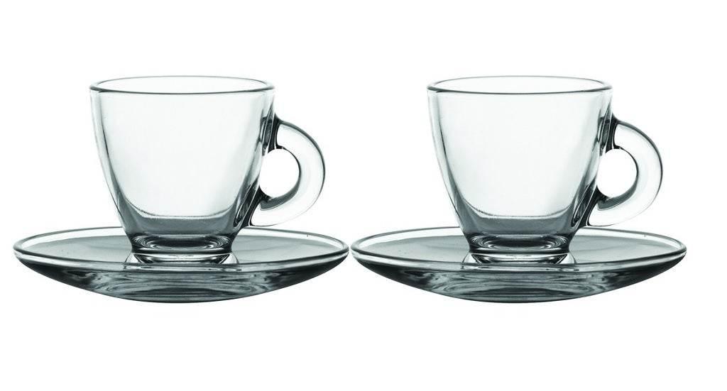 Ravenhead Entertain 80ml Set Of 2 Espresso Cup & Saucer - Cloud Nine Stores