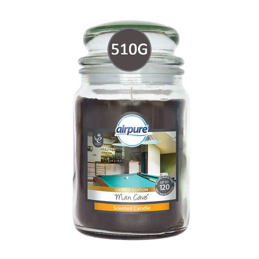Air Pure Jar Candle Man Cave 510g - Cloud Nine Stores