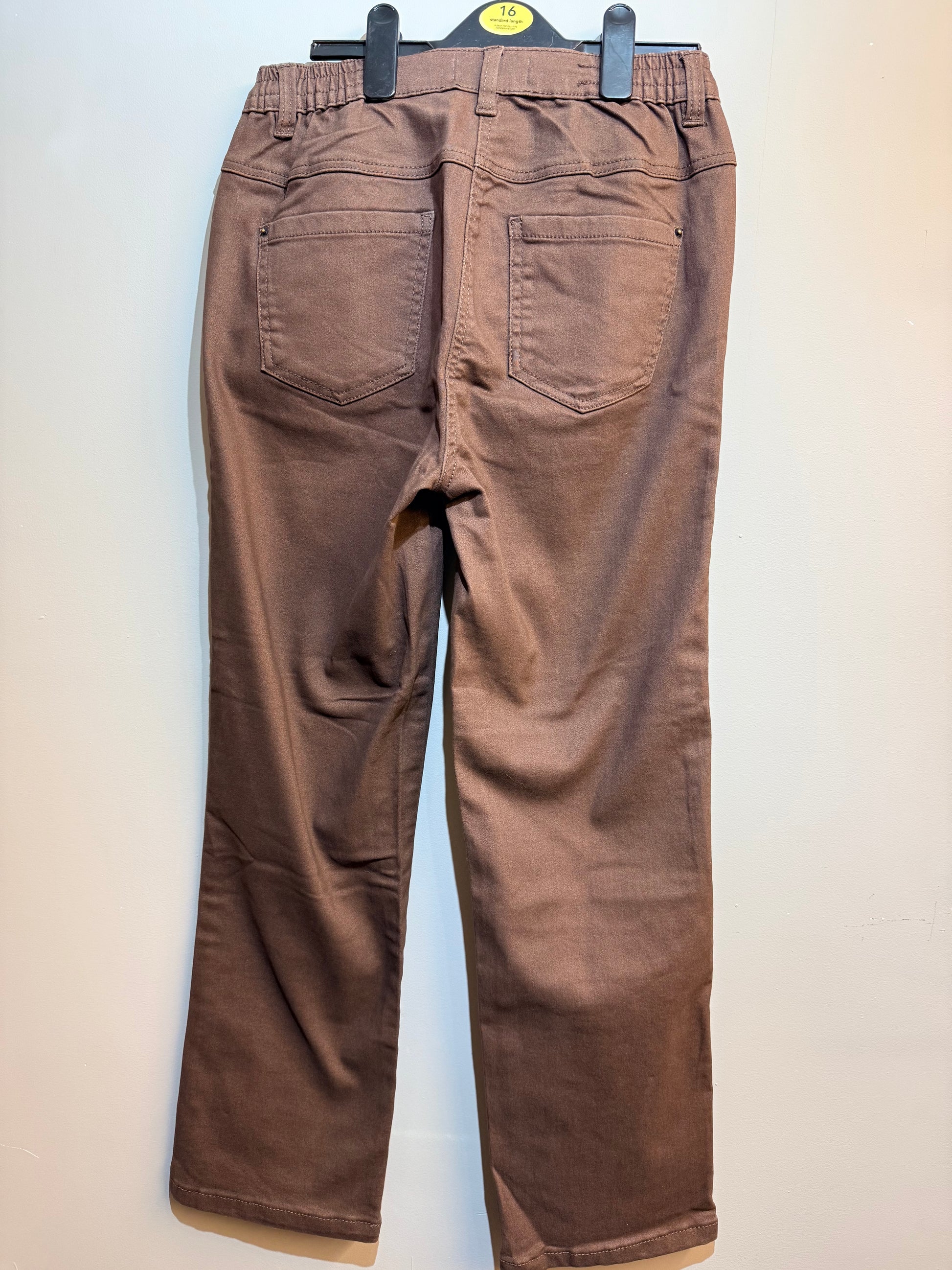 Ladies Country Rose Brown Jeans