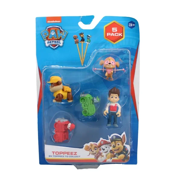 PAW PATROL TOPPEEZ FIGURES 5 PACK
