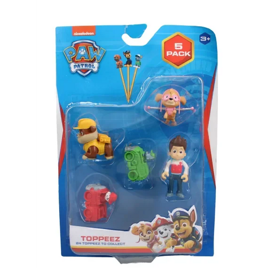 PAW PATROL TOPPEEZ FIGURES 5 PACK