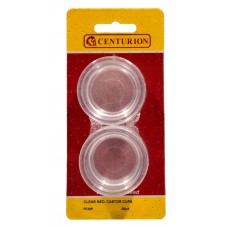 45mm Clear Castor Cups (Pack of 4)