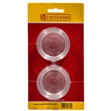60mm Clear Castor Cups (Pack of 4) Cloud Nine Stores