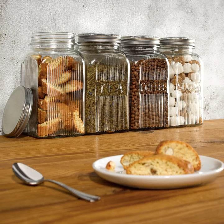 Coffee Glass storage canister 1250ml - Cloud Nine Stores
