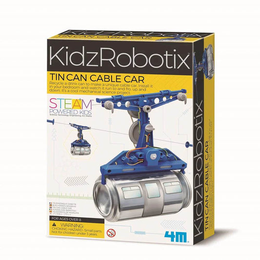 4M - KidzRobotix - Tin Can Cable Car - Cloud Nine Stores