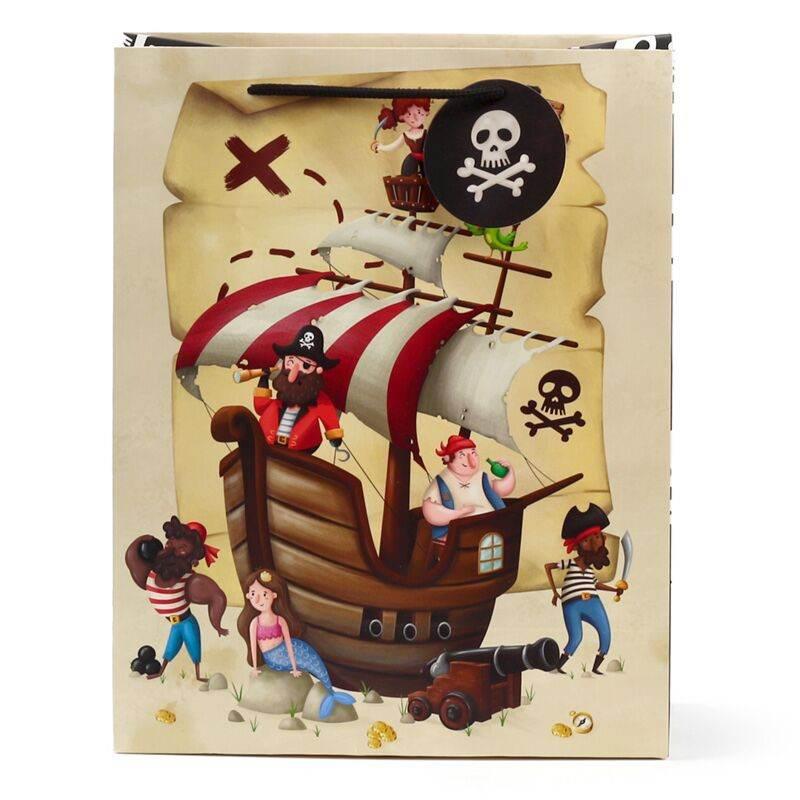 Jolly Rogers Pirates Gift Bag Large - Cloud Nine Stores