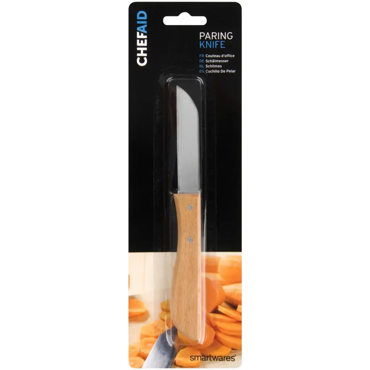 Chef Aid Paring Knife Wooden Handle - 17cm - Cloud Nine Stores