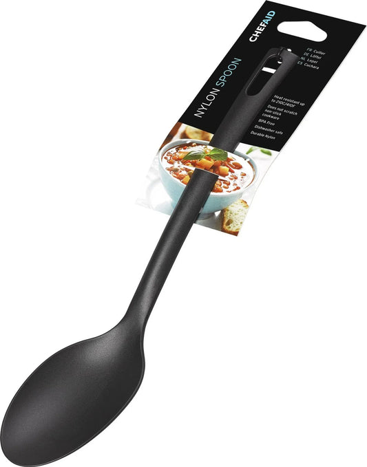 Chef Aid Black Nylon Spoon - Cloud Nine Stores
