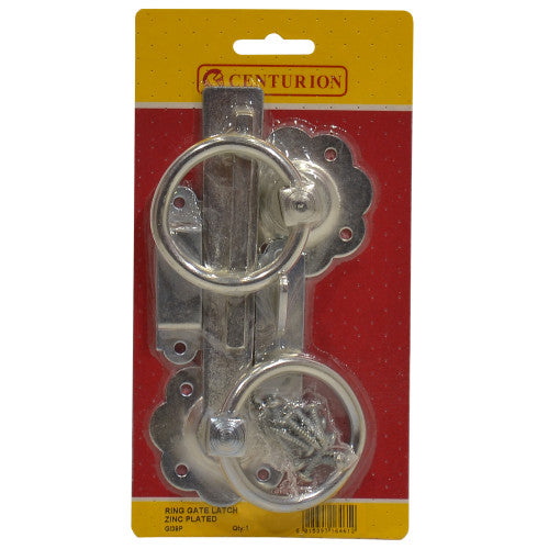 Centurion 6″ Zinc Plated Ring Gate Latch 150MM