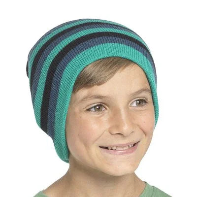 Boys Striped Beanie Hat - Cloud Nine Stores