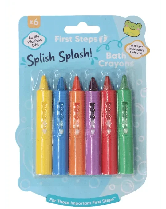 FIRST STEPS BATH CRAYONS 6PK - Cloud Nine Stores