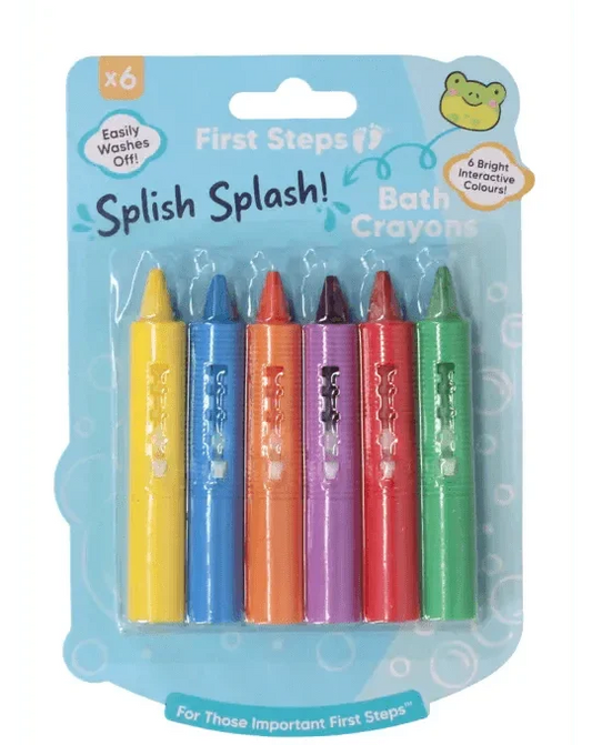 FIRST STEPS BATH CRAYONS 6PK - Cloud Nine Stores