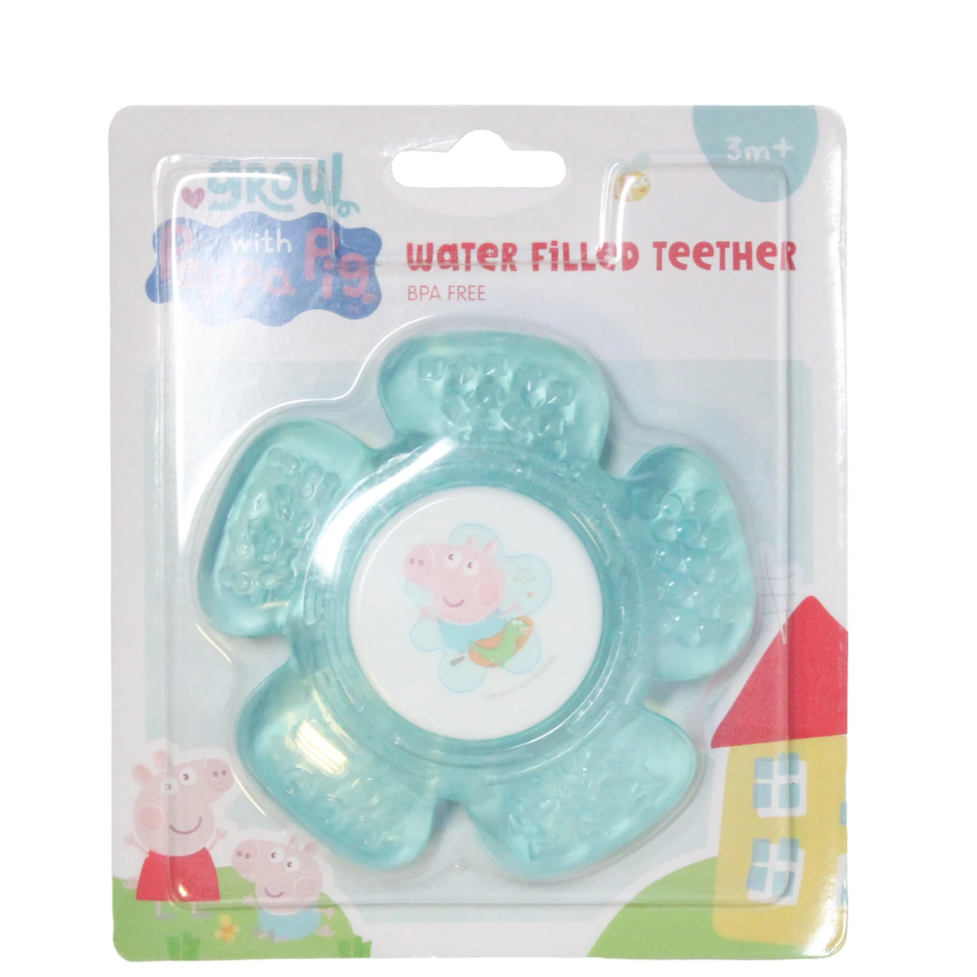 PEPPA PIG GROW WITH PEPPA WATER FILLED TEETHER ASSORTED COLOURS Cloud Nine Stores