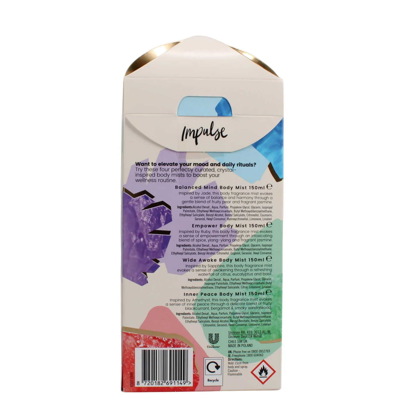 Impulse Be Crystal Clear Gift Set