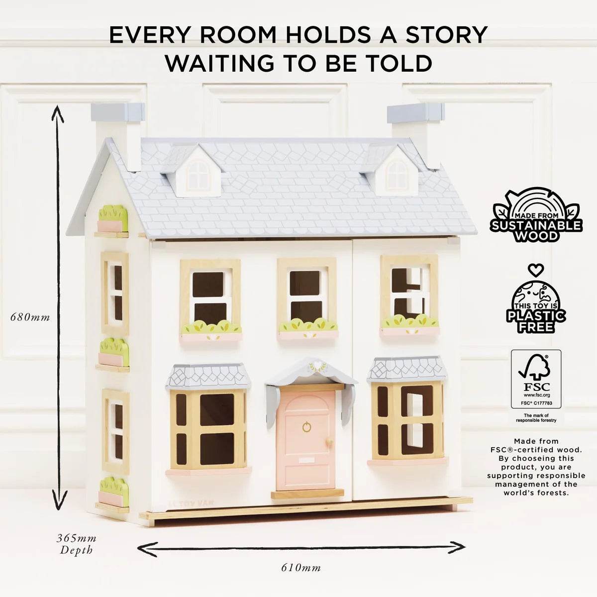 Le Toy Van Mayberry Manor Wooden Dolls House - Cloud Nine Stores