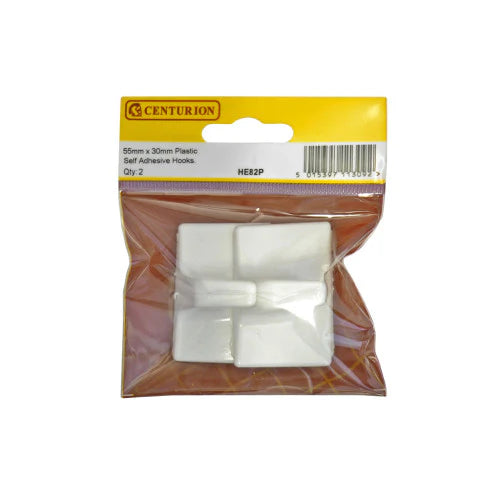 Centurion - Medium Self Adhesive Hooks -Pack of 2 - HE82P