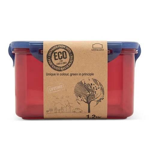 LocknLock Eco 1.2 Litre Square Storage Container - Cloud Nine Stores