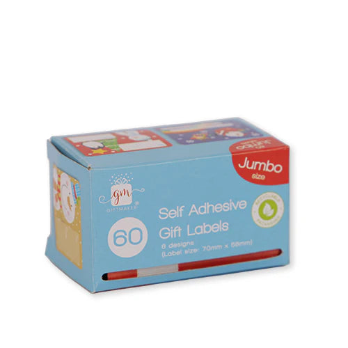 Self Adhesive Labels Xmas Jumbo Size 60